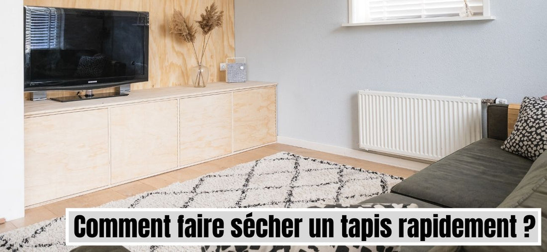 Comment faire sécher un tapis rapidement ?