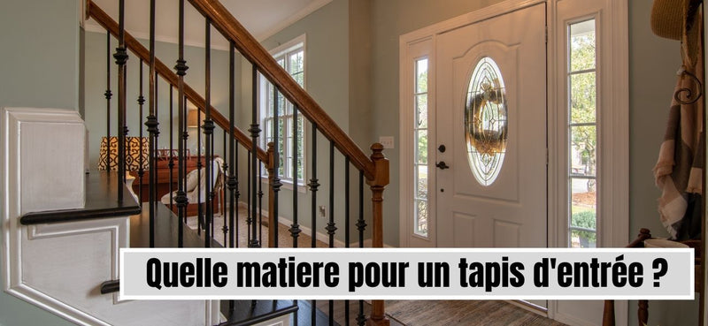 Pourquoi il est mieux d'utiliser un tapis intérieur pour l'entrée