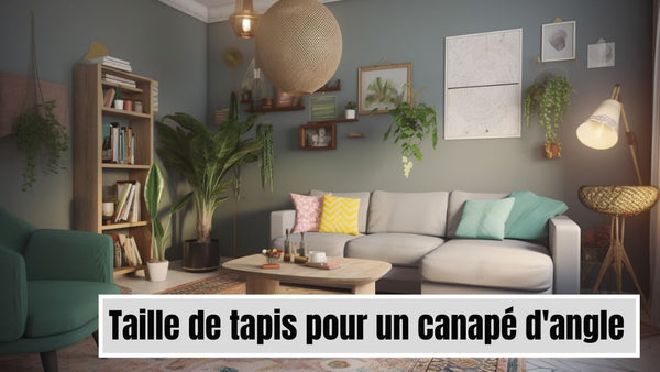 Quelle taille de tapis pour un canapé d'angle ?