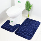 Ensemble Tapis de Bain et Contour WC