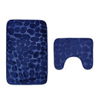 Ensemble Tapis de Bain et Contour WC