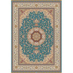 Tapis Berbère Beige et Bleu