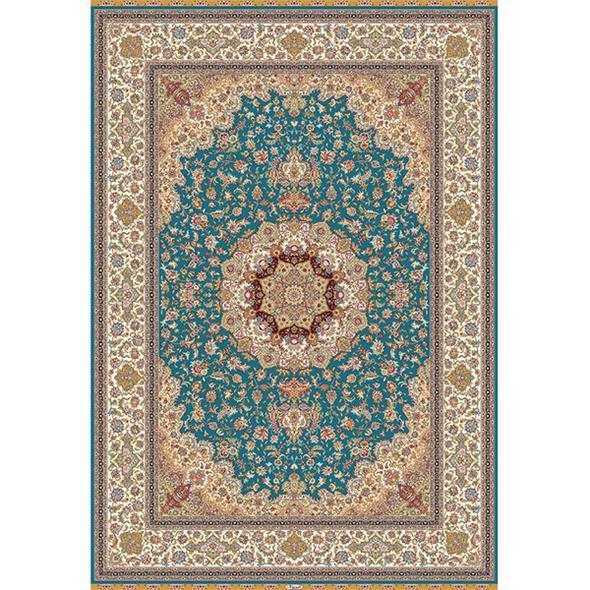 Tapis Berbère Beige et Bleu
