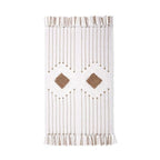 Petit Tapis Blanc et Marron