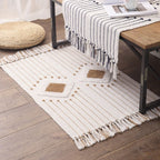Tapis Berbère Blanc et Marron