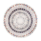 Tapis Marocain Blanc et Rouge