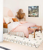 Tapis Berbère Blanc Ethnie