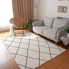 Tapis Berbère Blanc Noir