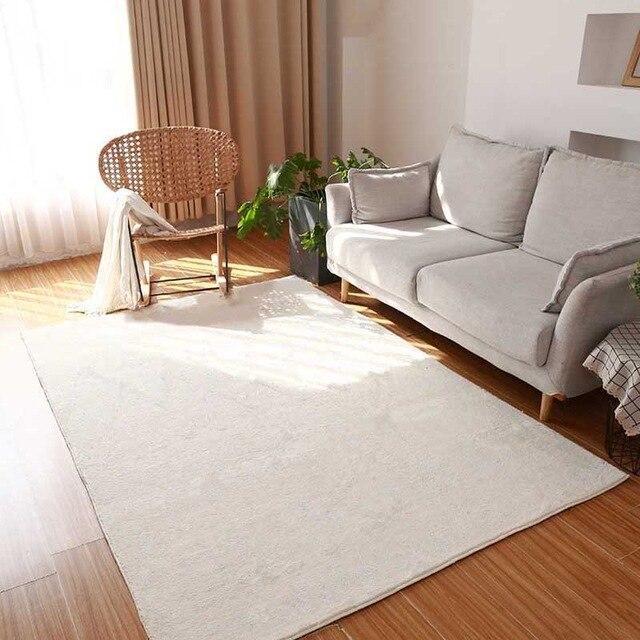 Tapis Berbère Blanc Uni