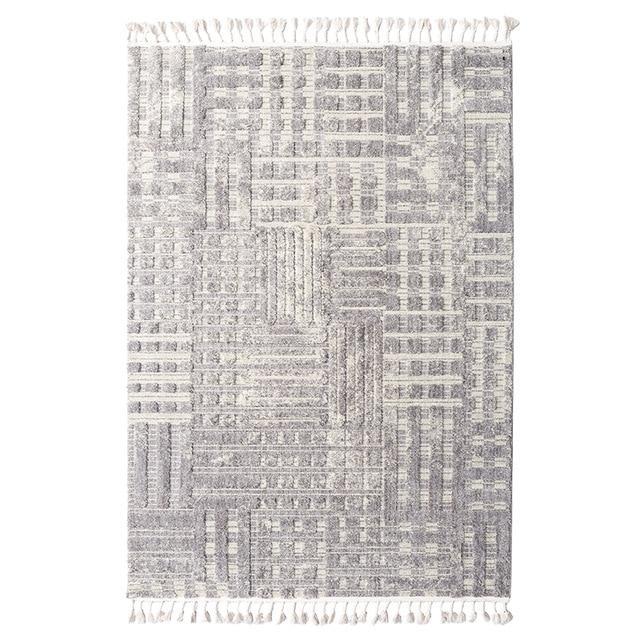 Tapis Berbère Carré Gris