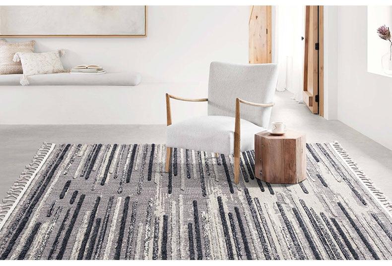Tapis Berbère Ecru et Gris