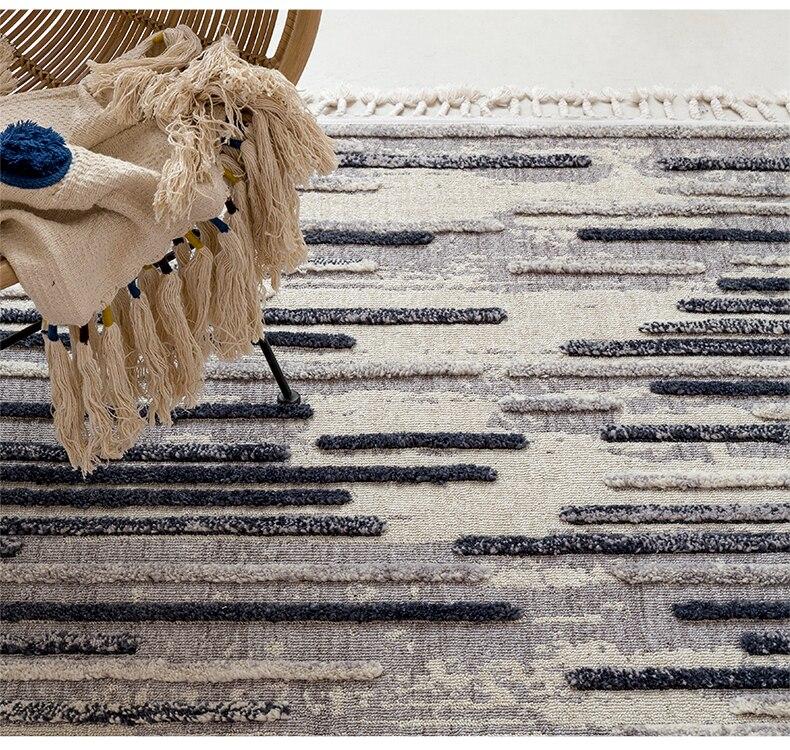 Tapis Berbère Ecru et Gris
