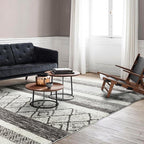 Tapis Berbère Gris et Blanc