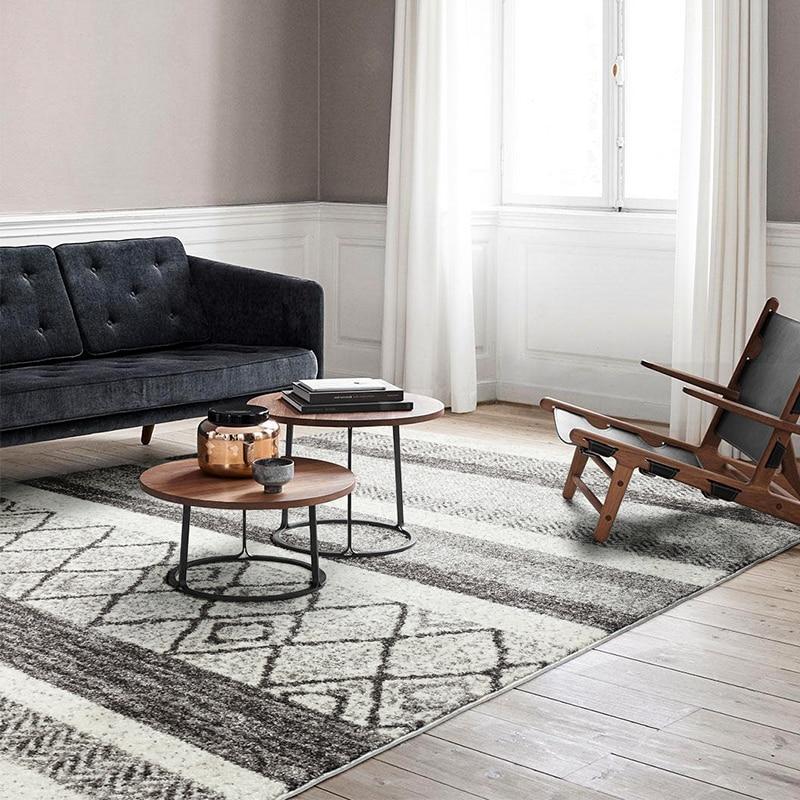 Tapis Berbère Gris et Blanc