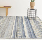 Tapis Berbère Gris et Bleu