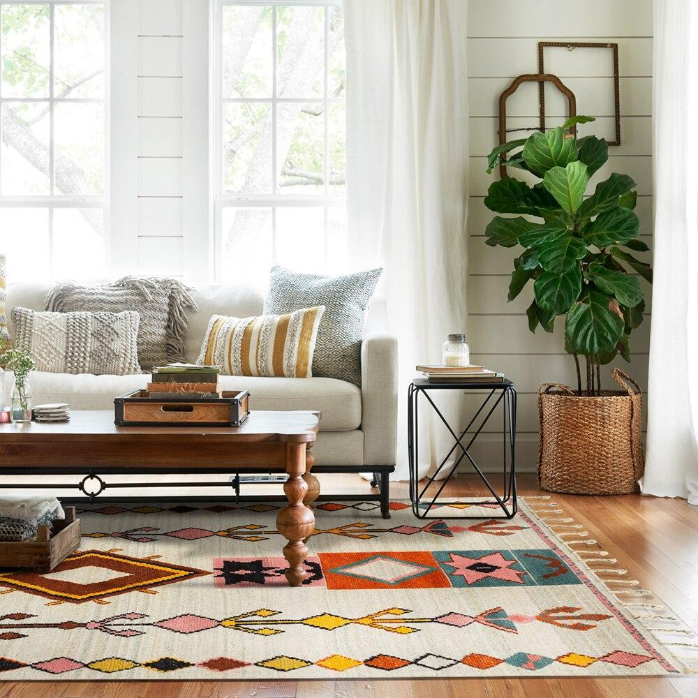 Tapis Marocain Jute Traditionnel