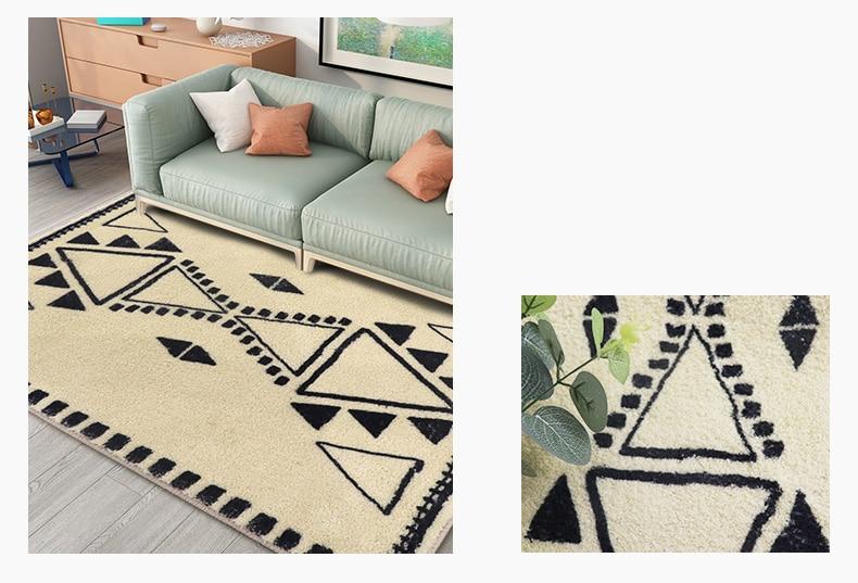 Tapis Berbère Laine Blanc