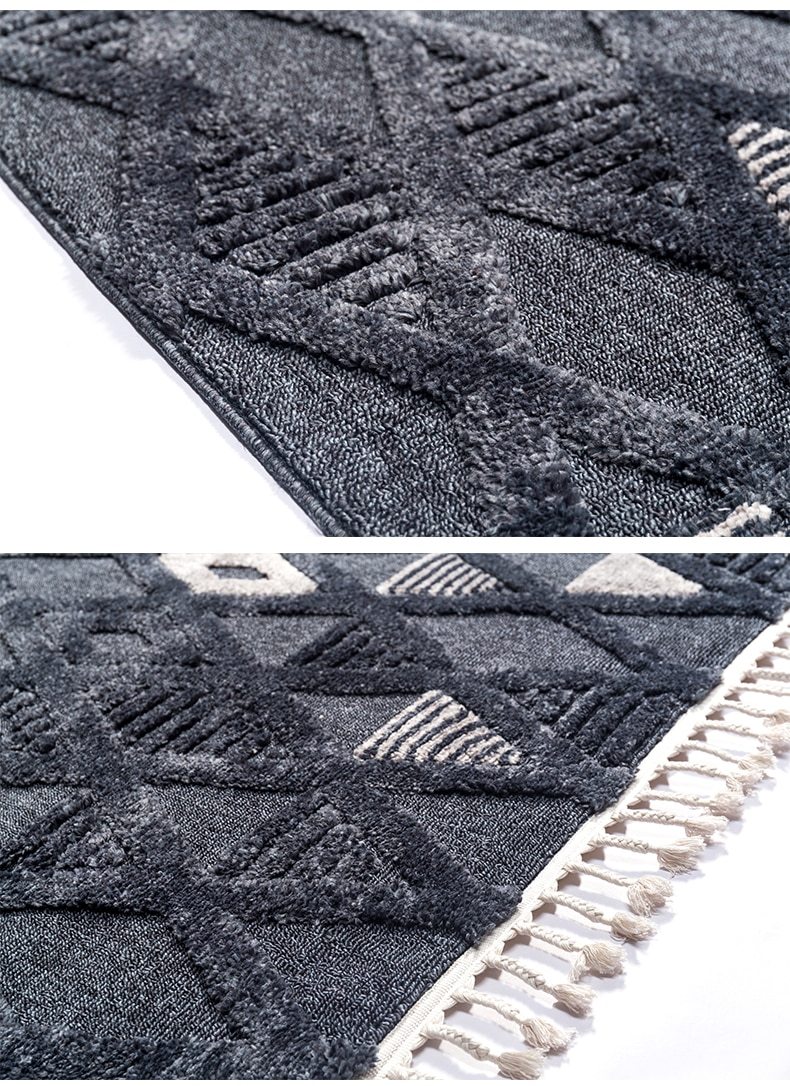 Tapis Berbère Laine Noir