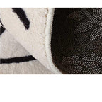 Tapis Berbère Marocain Noir et Blanc