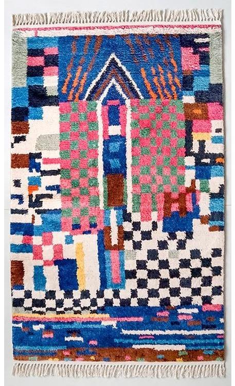 Tapis Berbère Original Coloré