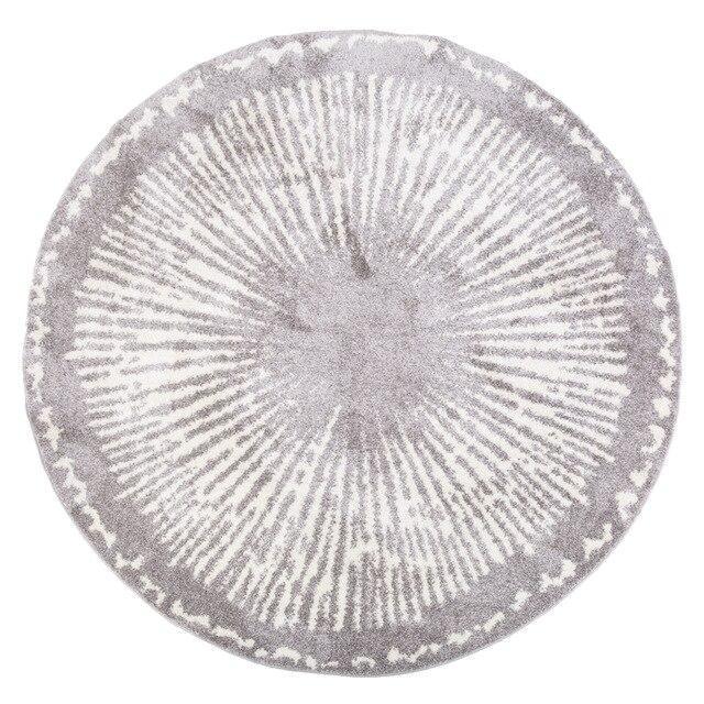 Tapis Berbère Rond Gris