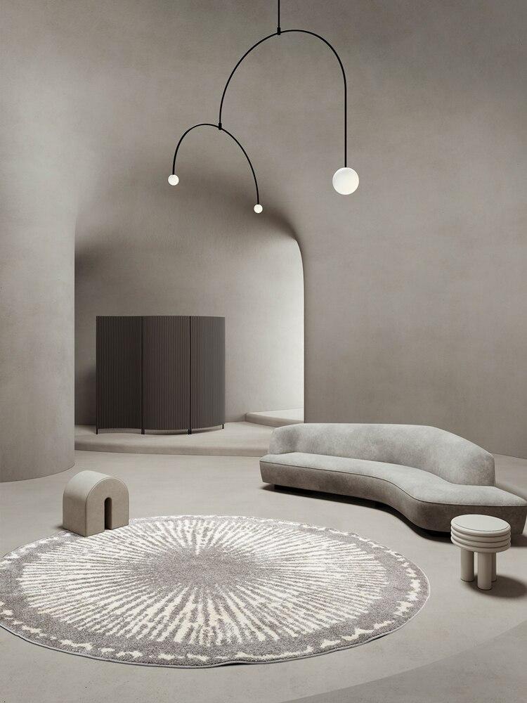 Tapis Berbère Gris Rond