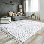 Tapis Blanc Style Berbère