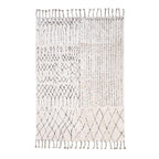 Tapis Blanc Style Berbère