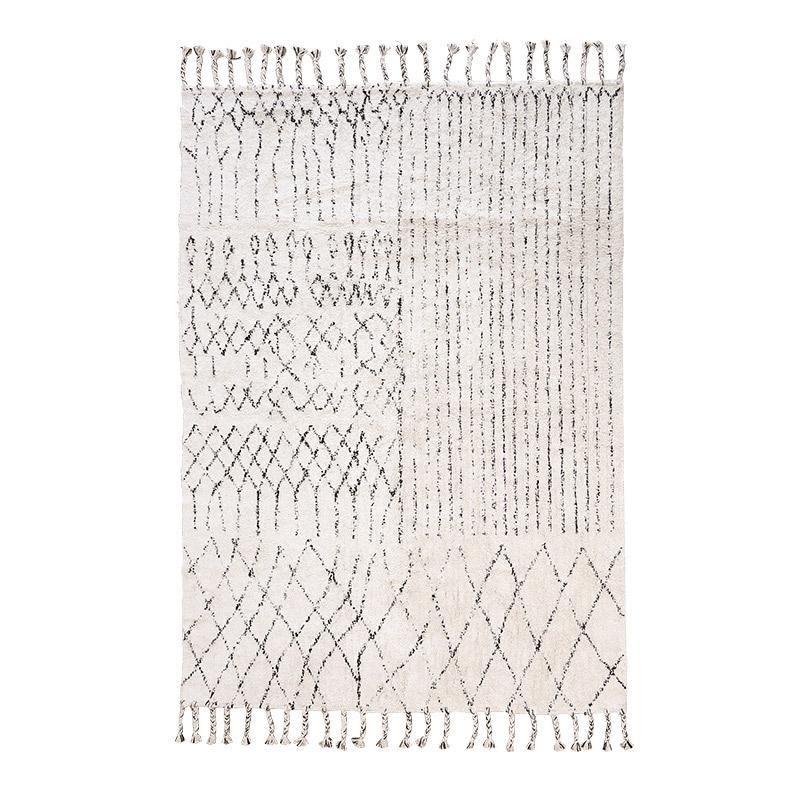 Tapis Blanc Style Berbère