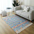Tapis Bleu Orange
