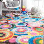 Tapis Bohème Poils Ras