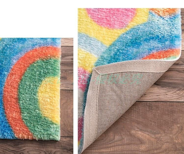 Tapis Bohème Poils Ras