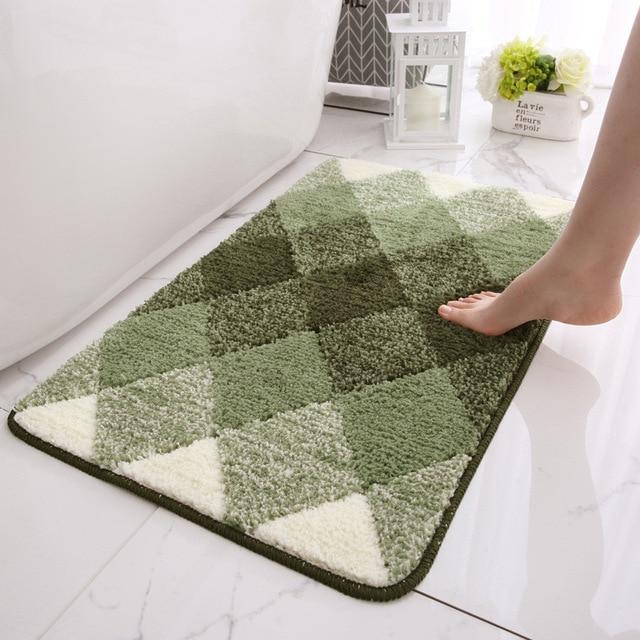 Tapis de Bain Antidérapant Vert