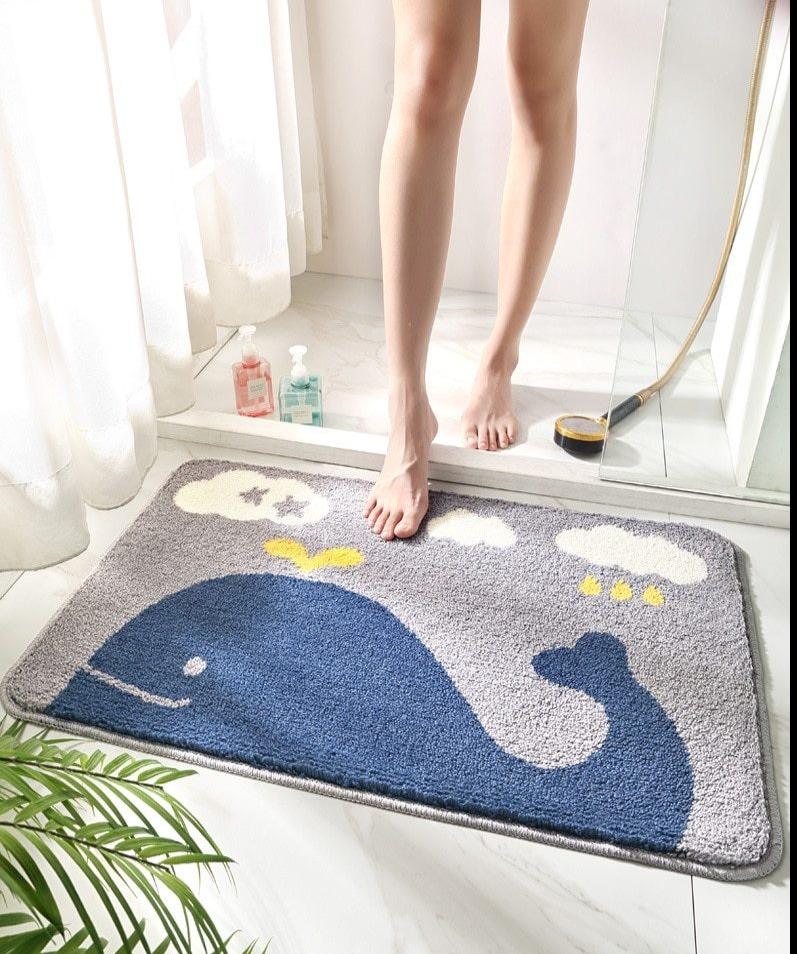 Tapis de Bain Baleine Bébé