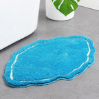 Tapis de Bain Bleu Clair