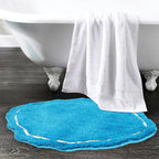 Tapis de Bain Bleu Clair