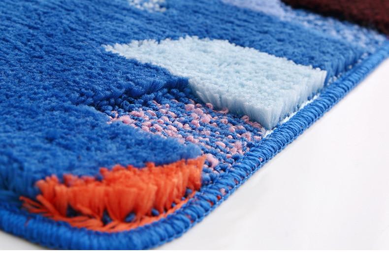 Tapis de Bain Bleu Marine