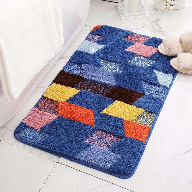 Tapis de Bain Bleu Marine