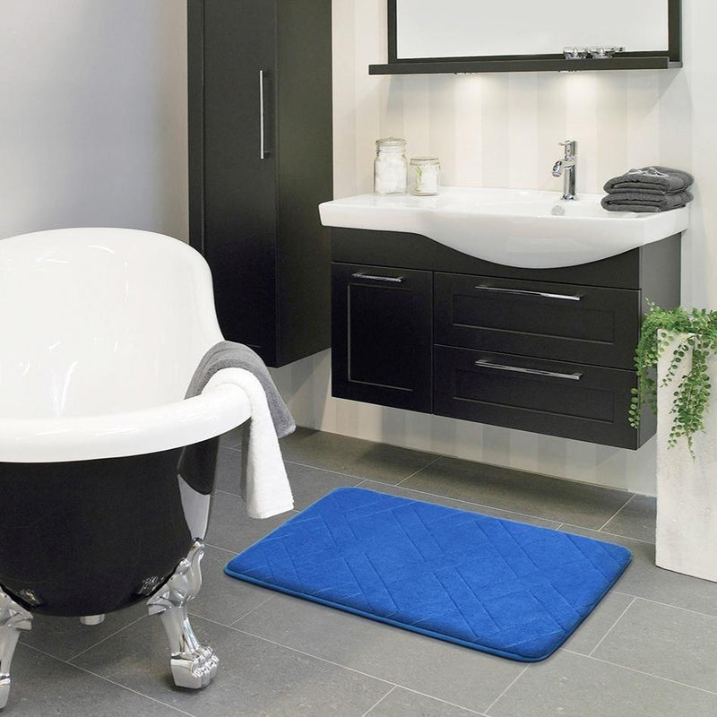 Tapis de Bain Bleu Nuit