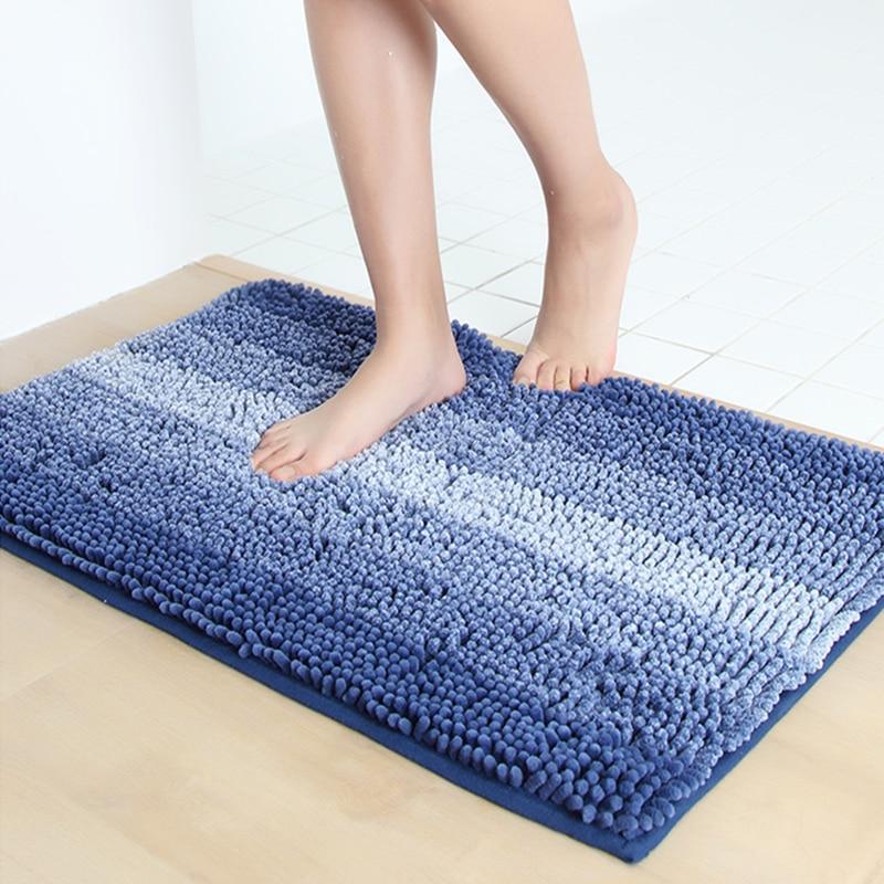 Tapis de Bain Bleu Paon