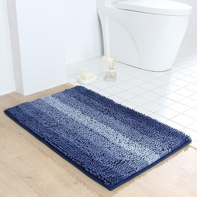 Tapis de Bain Bleu Paon