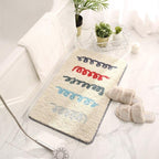 Tapis de Bain Coton Tissé