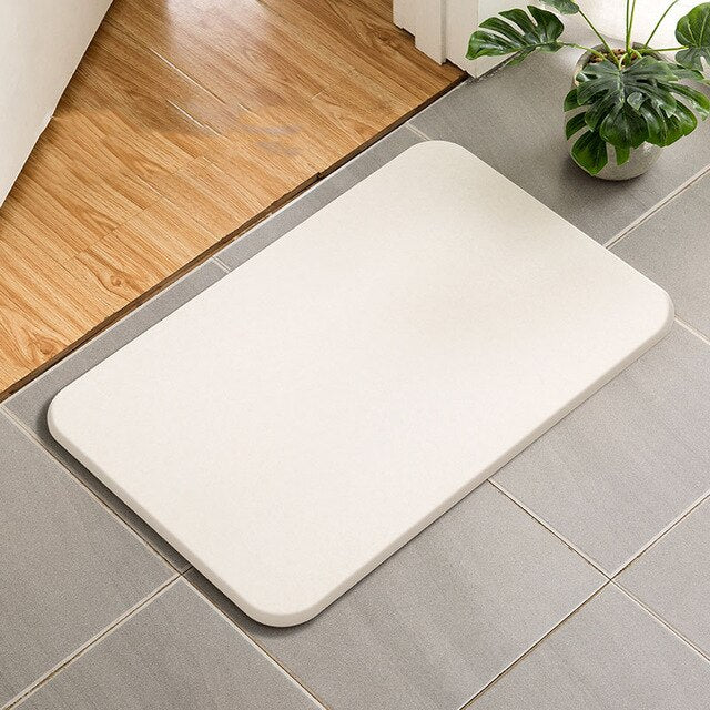 Tapis de Bain Diatomite Beige