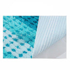 Tapis de Bain Épais Bleu