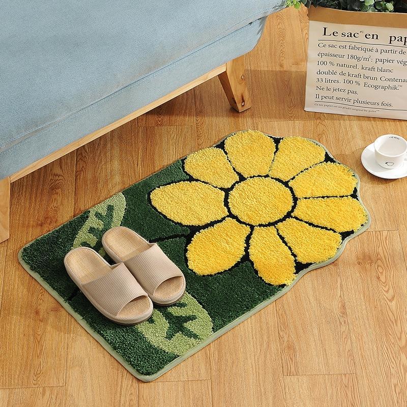 Tapis de Bain Fleuri