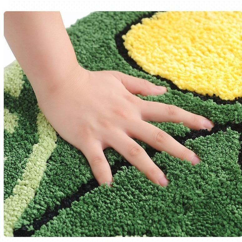 Tapis de Bain Fleuri