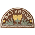 Tapis de Bain Fleur Jaune