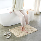 Tapis de Bain Forme Fleur Doux