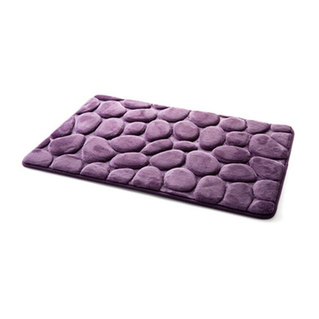 Tapis de Bain Galet Violet