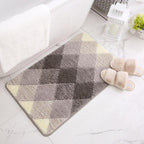 Tapis de Bain Gris Argent Doux